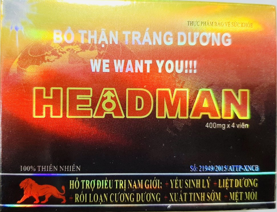 2 sản phẩm thực phẩm bảo vệ sức khỏe liên quan đến bổ thận bị phát hiện có chứa chất cấm