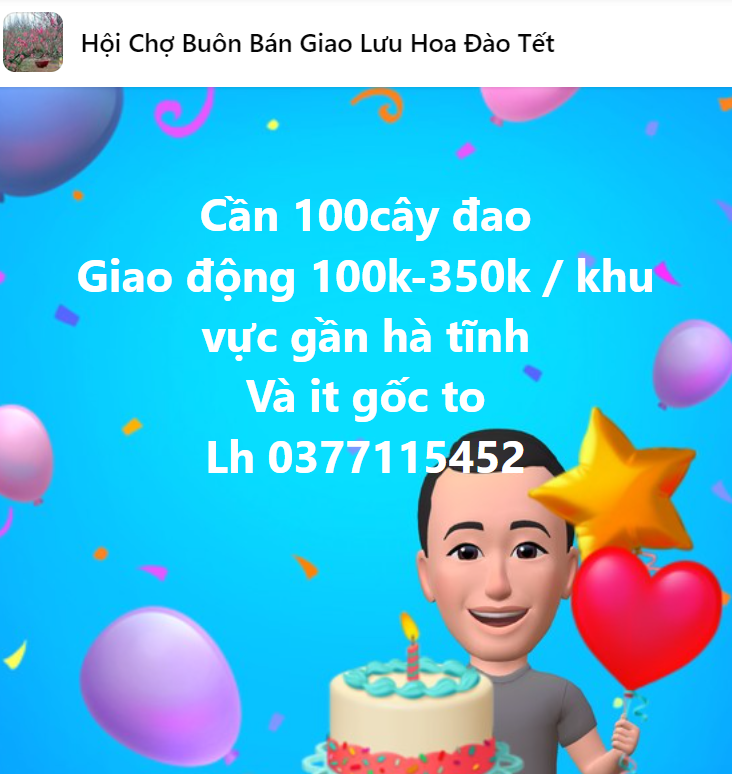 Hoa đào đón Tết bắt đầu sôi động trên chợ online