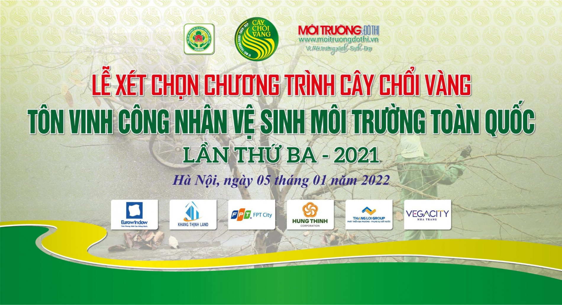 Lễ xét chọn Cây Chổi Vàng - Tôn vinh những công nhân vệ sinh môi trường lần thứ 3 - 2021