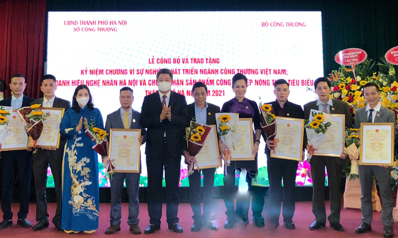 Hà Nội công nhận 61 sản phẩm công nghiệp nông thôn tiêu biểu