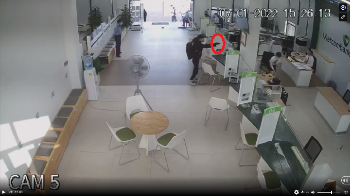 Nghi phạm cướp ngân hàng ở Hải Phòng đã bị bắt