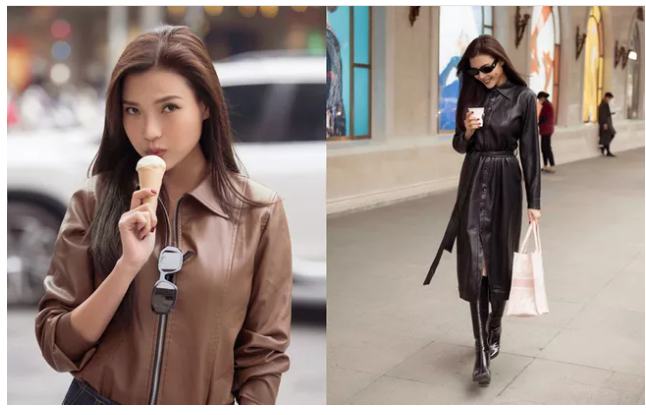 Thúy Diễm khoe ảnh thả dáng giữa trời đông Hà Nội