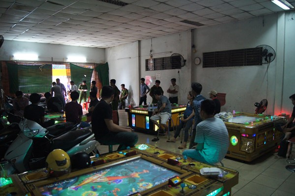 Bình Dương Bắt giữ nhóm đánh bạc bằng hình thức game bắn cá trong siêu thị Lotte Thuận An