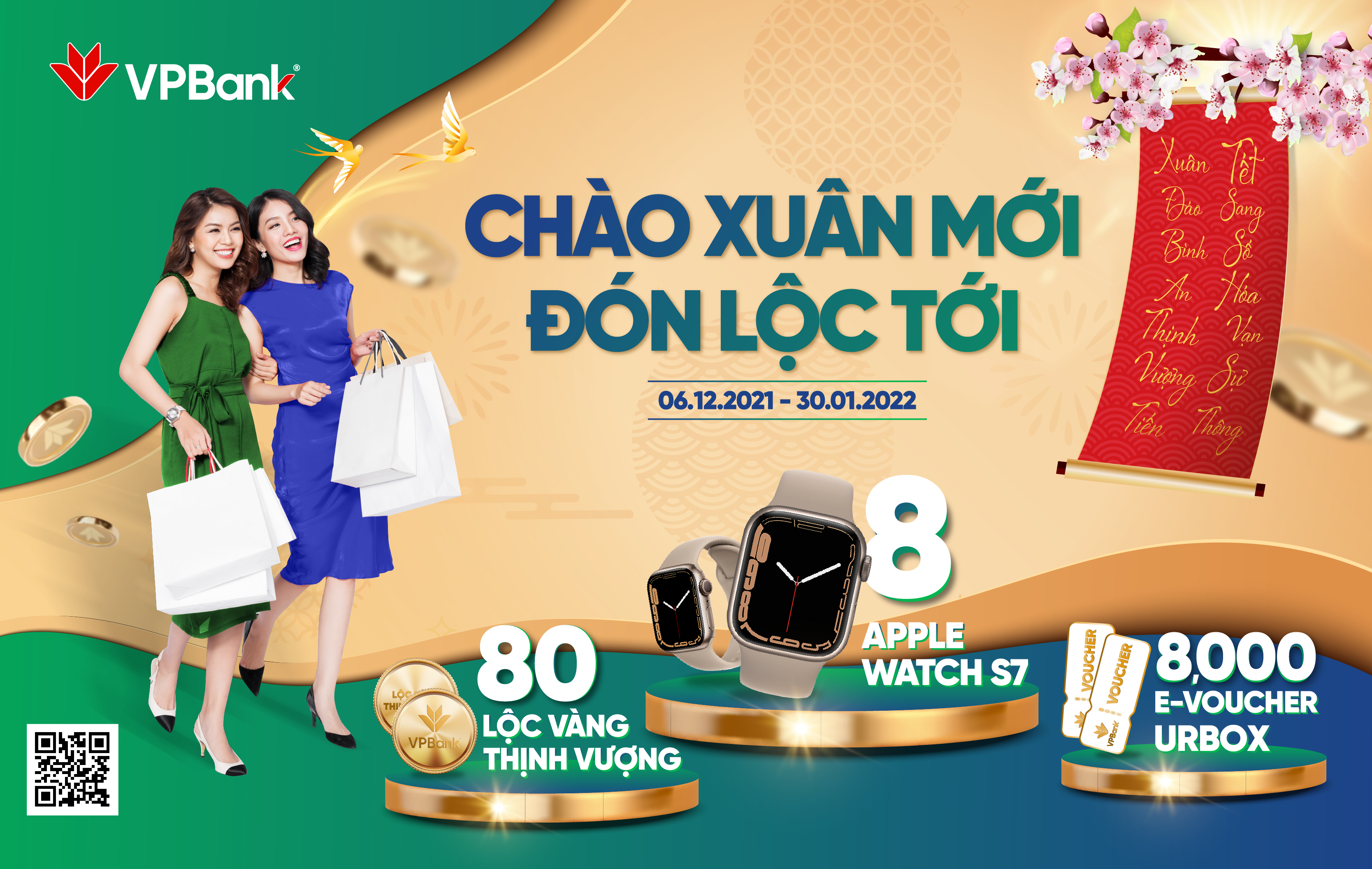Hơn 2.000 quà tặng chương trình Chào xuân mới - đón lộc tới đã được VPBank trao tặng khách hàng may mắn