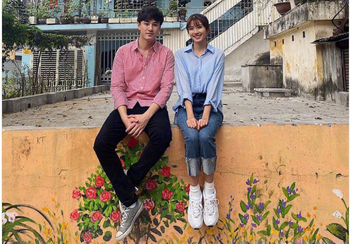 Ngọc Huyền và Quang Trọng cực thân thiết trong hậu trường Thương ngày nắng về