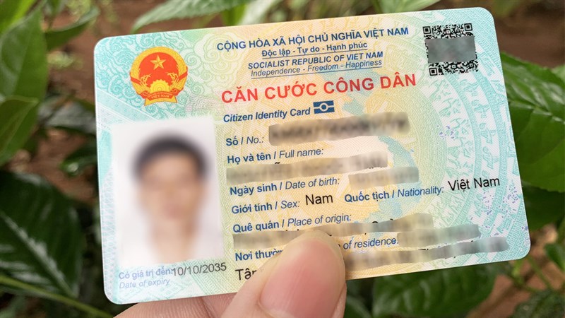 Xin cấp lại Căn cước công dân gắn chip hết bao nhiêu tiền
