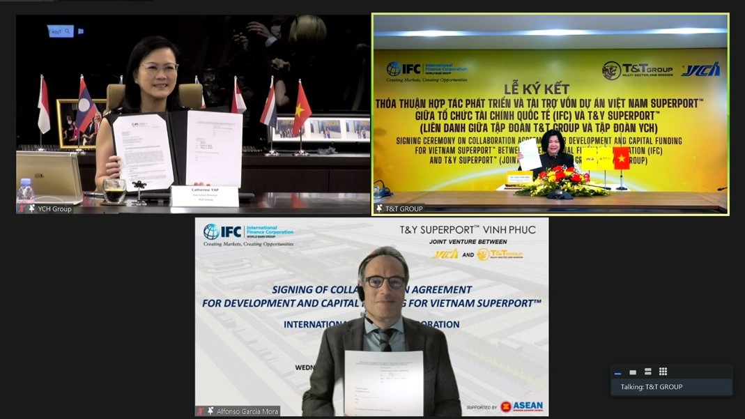 IFC hỗ trợ phát triển siêu cảng ICD Vĩnh Phúc của TT Group và YCH