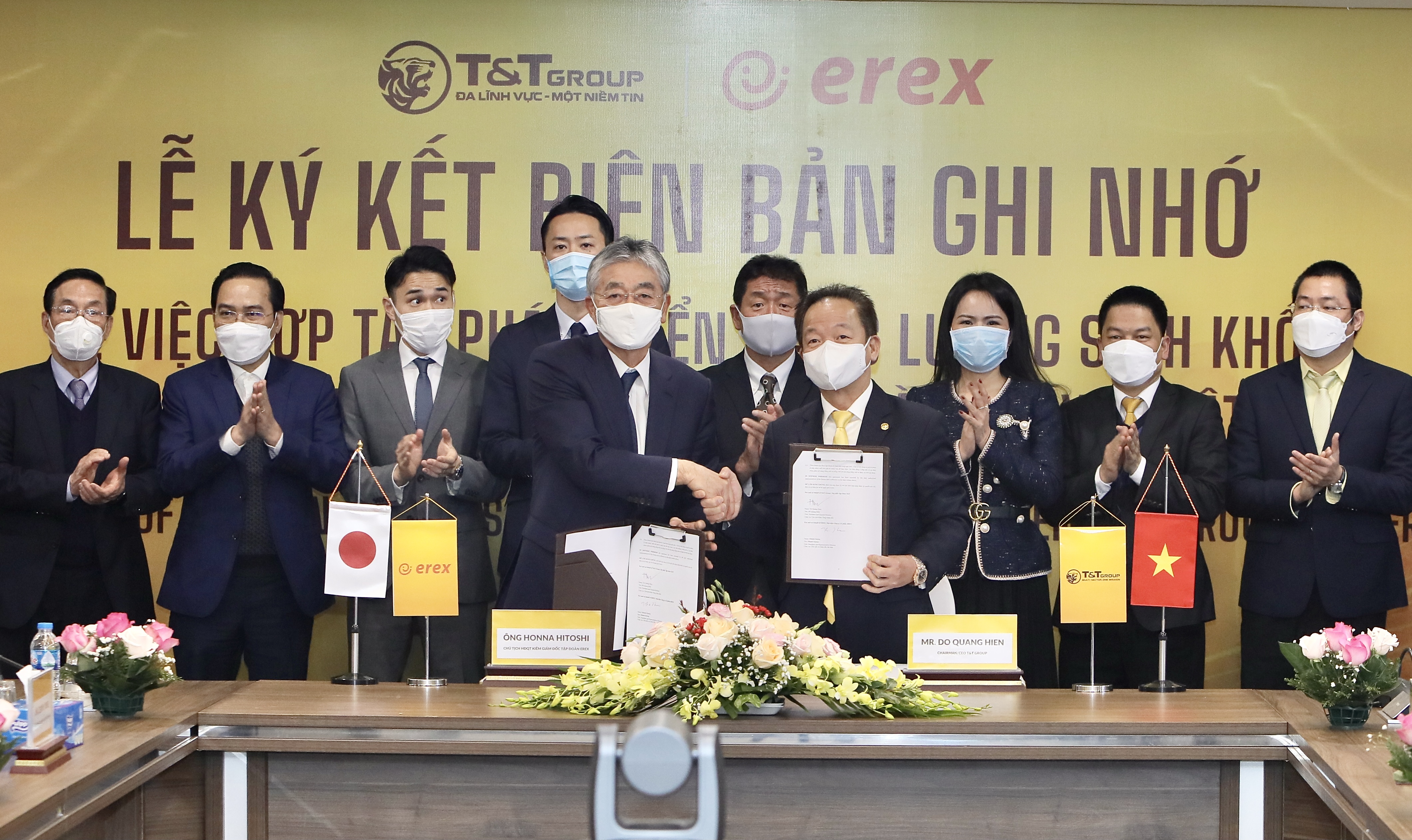TT Group và Tập đoàn Erex (Nhật Bản) hợp tác phát triển năng lượng sinh khối tại Việt Nam