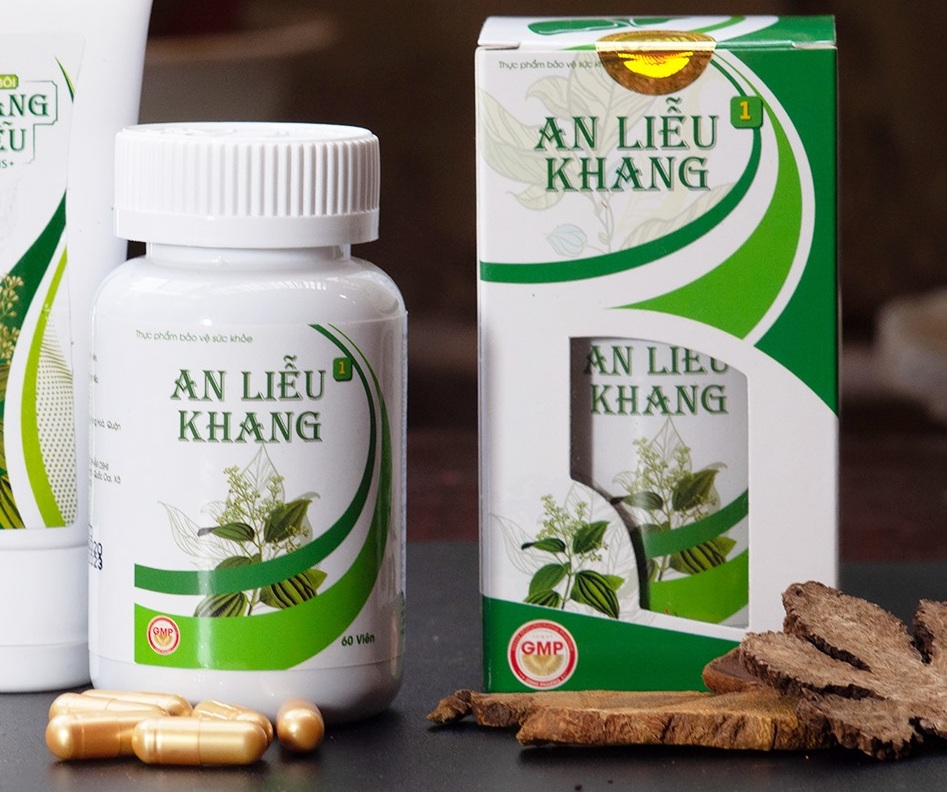Thực phẩm BVSK An Liễu Khang 1 đang được quảng cáo như thuốc chữa bệnh