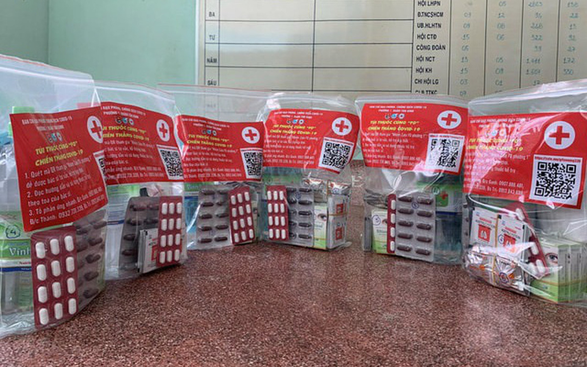 Quảng Ninh cấp túi thuốc không kê đơn cho F0 điều trị tại nhà