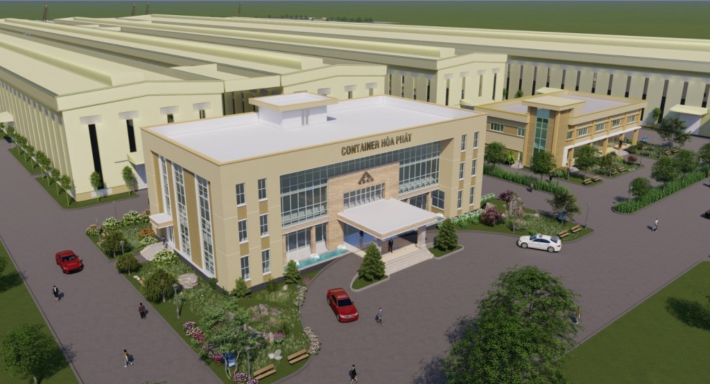 Vỏ container do Hoà Phát sản xuất sắp bán ra thị trường