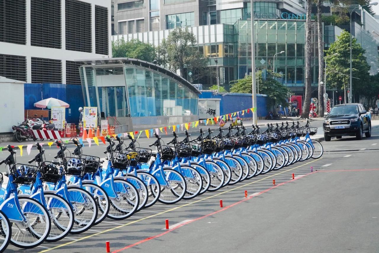 Sau TP.HCM đến lượt Hà Nội triển khai dịch vụ xe đạp công cộng trong nội thành