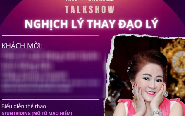 Trước khi bị bắt tạm giam, bà Phương Hằng vẫn thông báo tổ chức talkshow