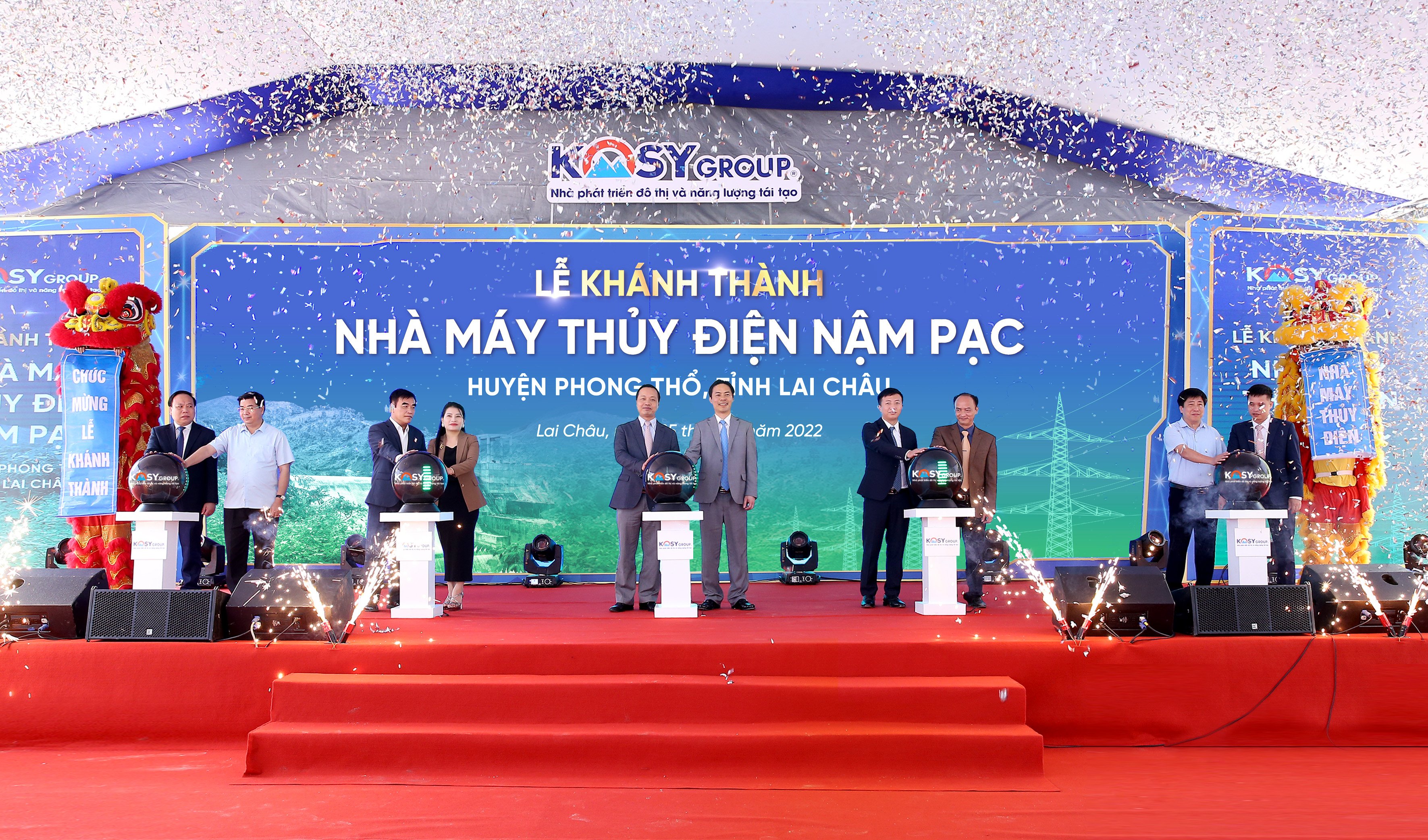 Tập đoàn Kosy khánh thành nhà máy Thủy điện Nậm Pạc hơn 1.100 tỷ đồng