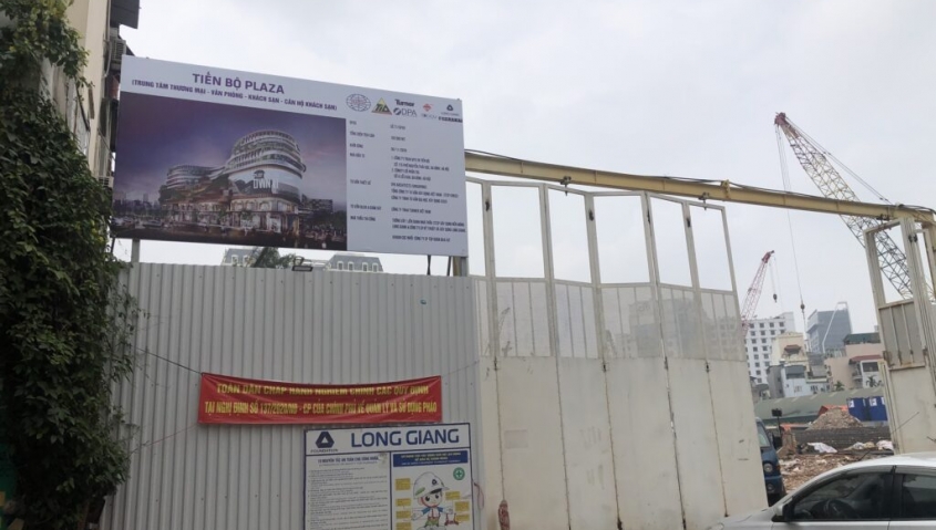 Dự án Tiến Bộ Plaza gặp khó