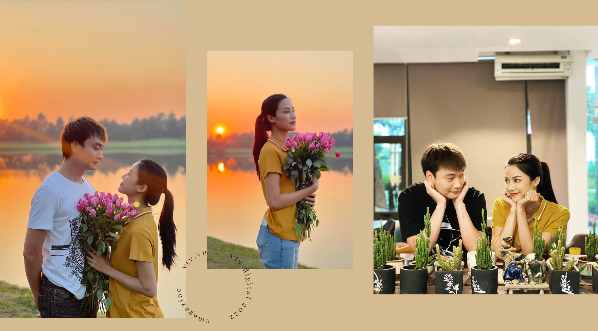 Lối về miền hoa Anh Đào nói về nụ hôn màn ảnh đầu tiên trong sự nghiệp