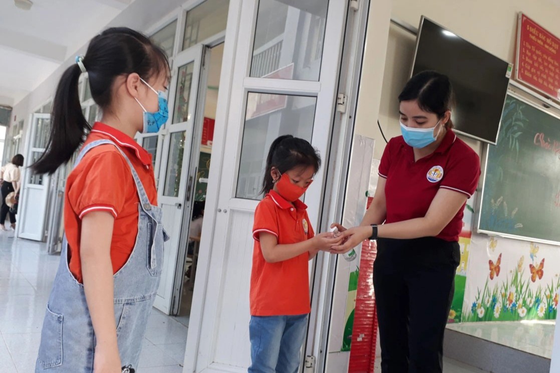 Nam Định cho học sinh cấp 1 trở lại trường từ ngày 44