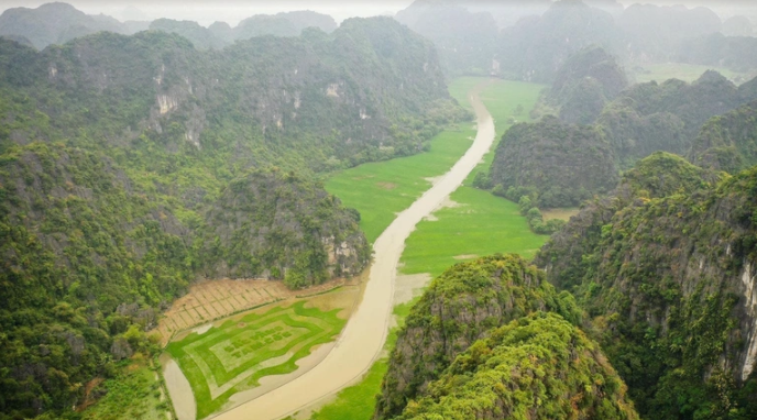 Cuối tuần về Ninh Bình ngắm mùa lúa xanh ngút ngàn ở Hang Múa, Tam Cốc 