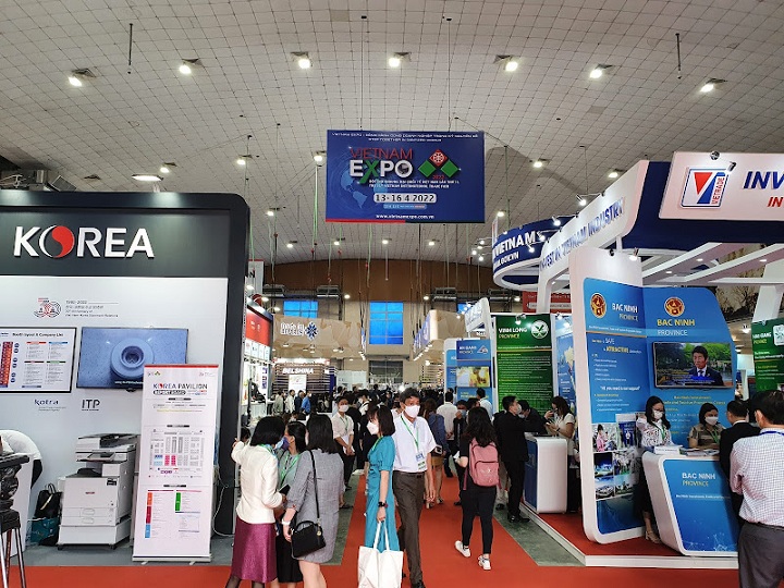 Hơn 410 doanh nghiệp đến từ 15 quốc gia tham gia Vietnam Expo 2022