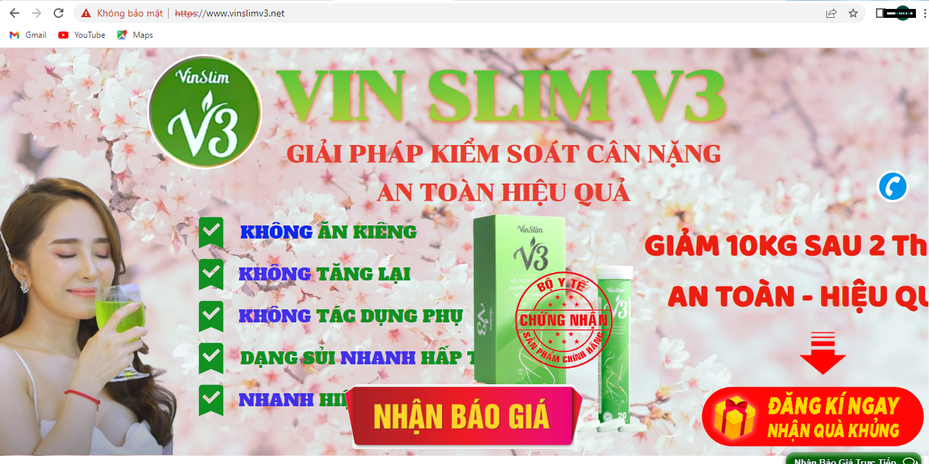 Viên uống giảm cân bán tràn lan được quảng cáo như thần dược