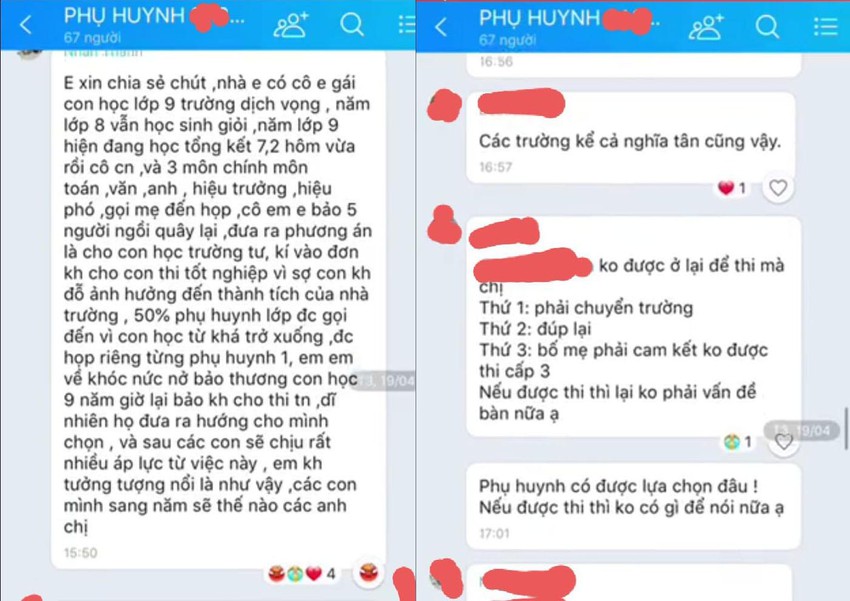 Vụ học sinh bị yêu cầu không thi vào 10 Hà Nội yêu cầu xác minh thông tin, xử lý nghiêm nếu có vi phạm