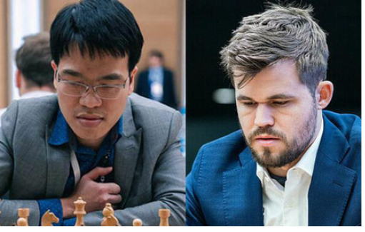 Đại kiện tướng cờ vua Lê Quang Liêm lần đầu đánh bại Vua cờ thế giới