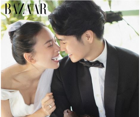 Bộ ảnh cưới ngọt ngào của Ngô Thanh Vân và Huy Trần