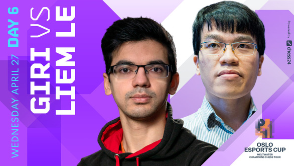 Lê Quang Liêm thắng áp đảo kỳ thủ hạng 8 thế giới Anish Giri