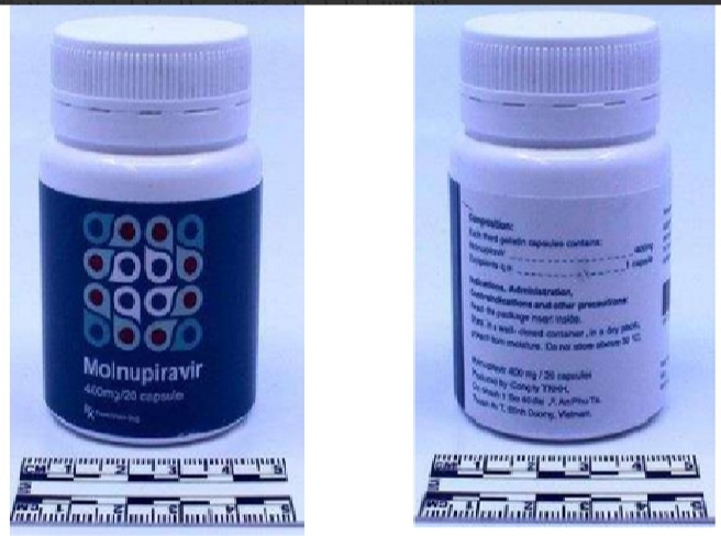 Về thuốc giả Molnupiravir phát hiện tại Thụy Sĩ trên nhãn có thông tin tiếng Việt Thông tin đáng chú ý!