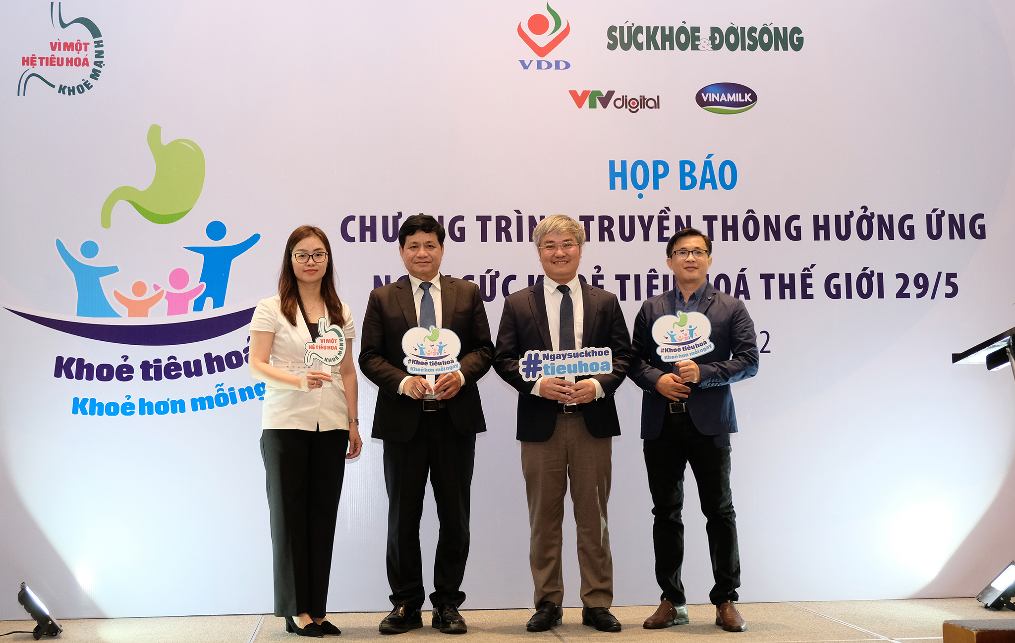 Vinamilk đồng hành cùng chương trình truyền thông hưởng ứng “Ngày sức khỏe tiêu hóa thế giới” 