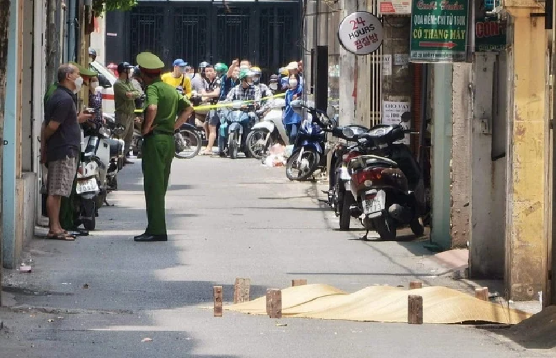 Hà Nội Người đàn ông rơi từ tầng 6 khách sạn xuống đất tử vong