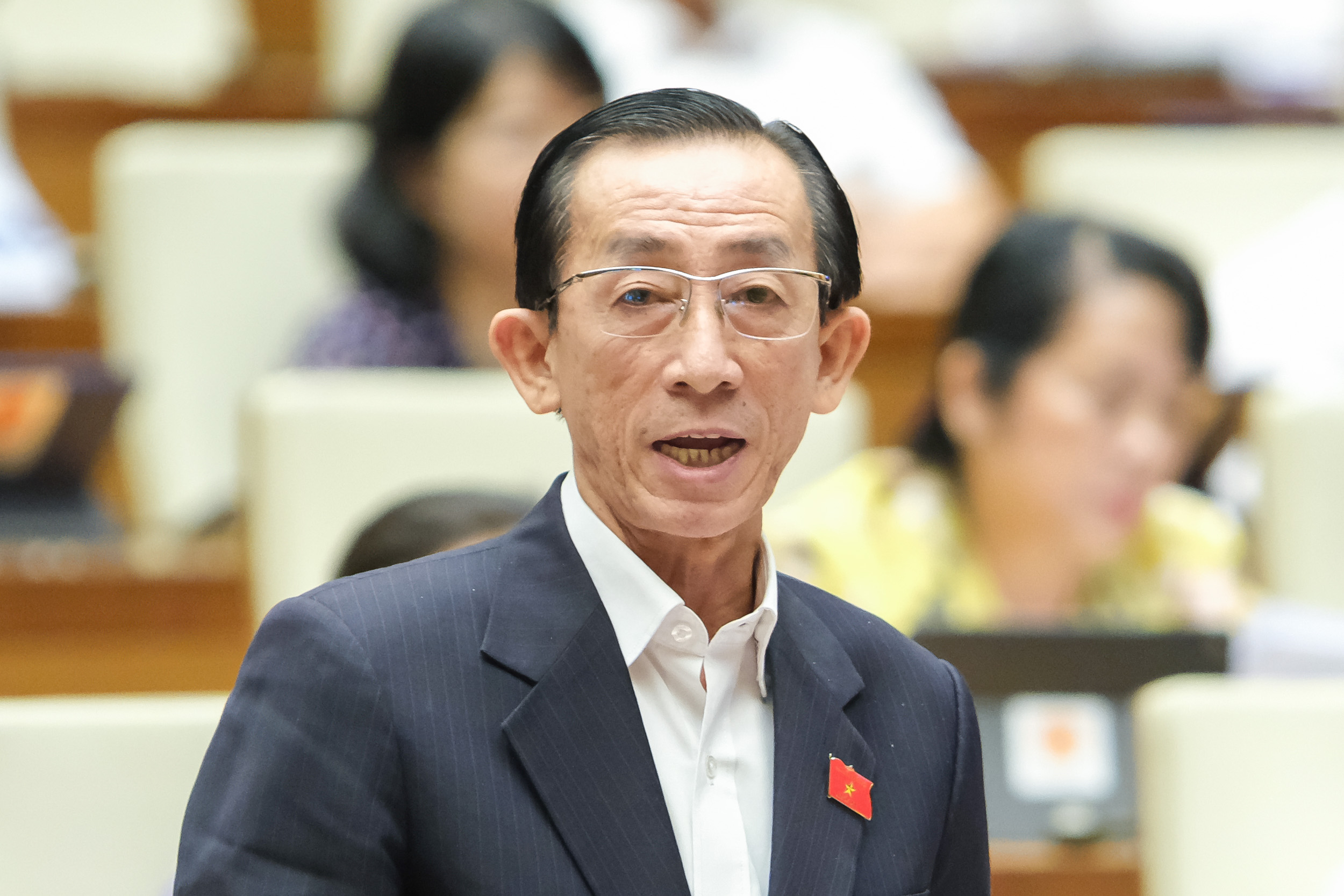 Đại biểu Trần Hoàng Ngân Cần lưu ý đến hai biến số quan trọng là giá xăng dầu và giá lương thực