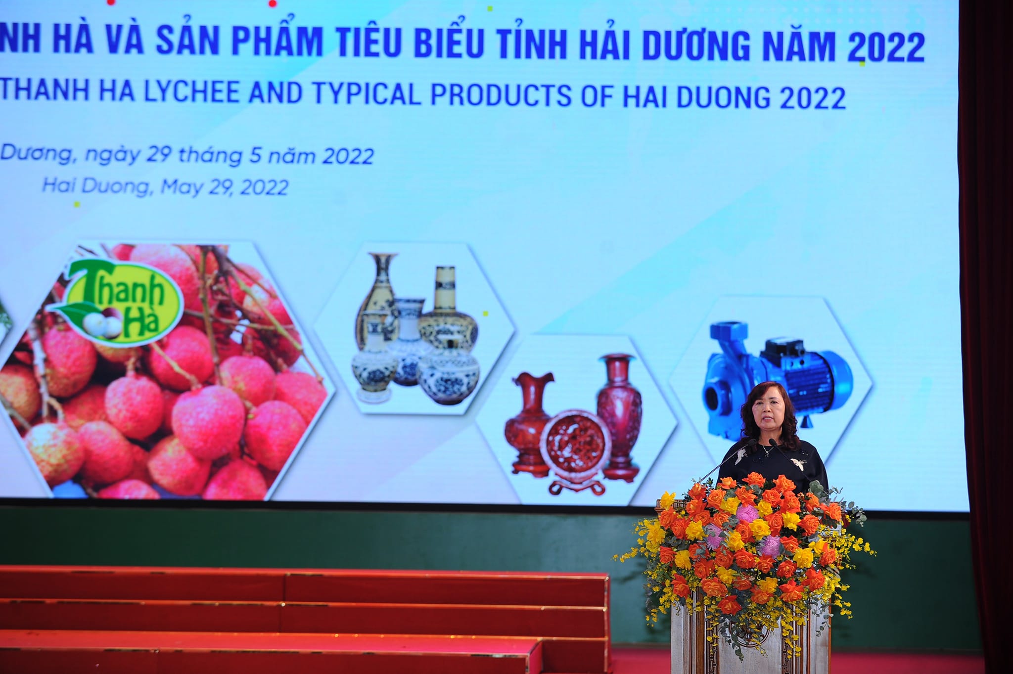 Bà Vũ Thị Hậu Vải Thanh Hà chú trọng khâu sơ chế để có chỗ đứng  trong kênh bán lẻ