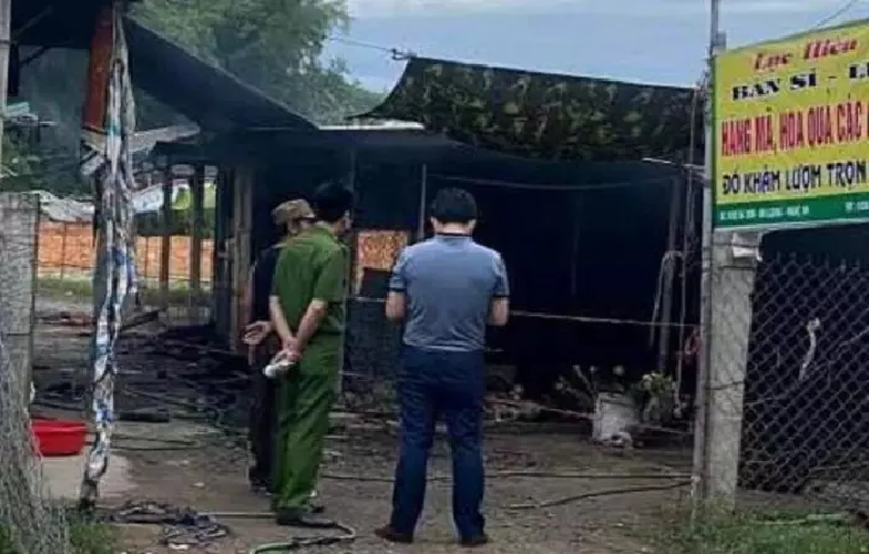 Nghệ An Cháy ki ốt ở chợ, 1 phụ nữ bán hàng tử vong