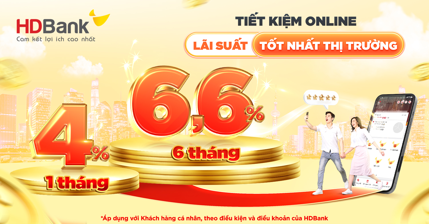 Gửi tiết kiệm online 6 tháng ở đâu nhận lãi suất cao 