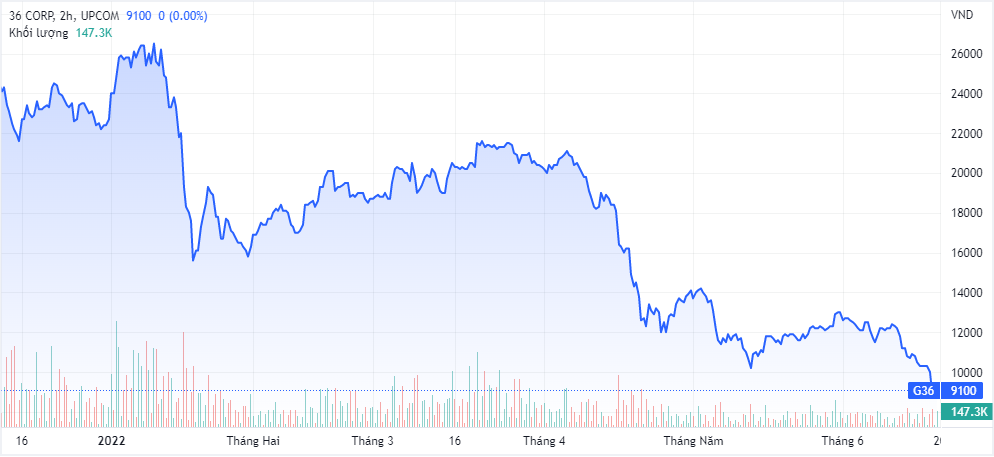 Cổ phiếu giảm 66 cổ đông lớn vẫn muốn bán thêm 8 triệu cổ phiếu G36