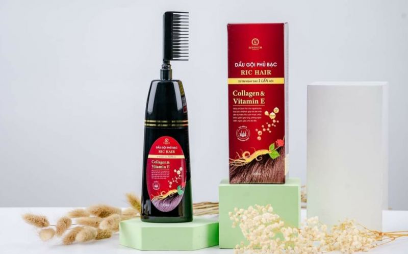 Giải pháp đột phá cho mái tóc đen tự nhiên với dầu gội phủ bạc Ric Hair