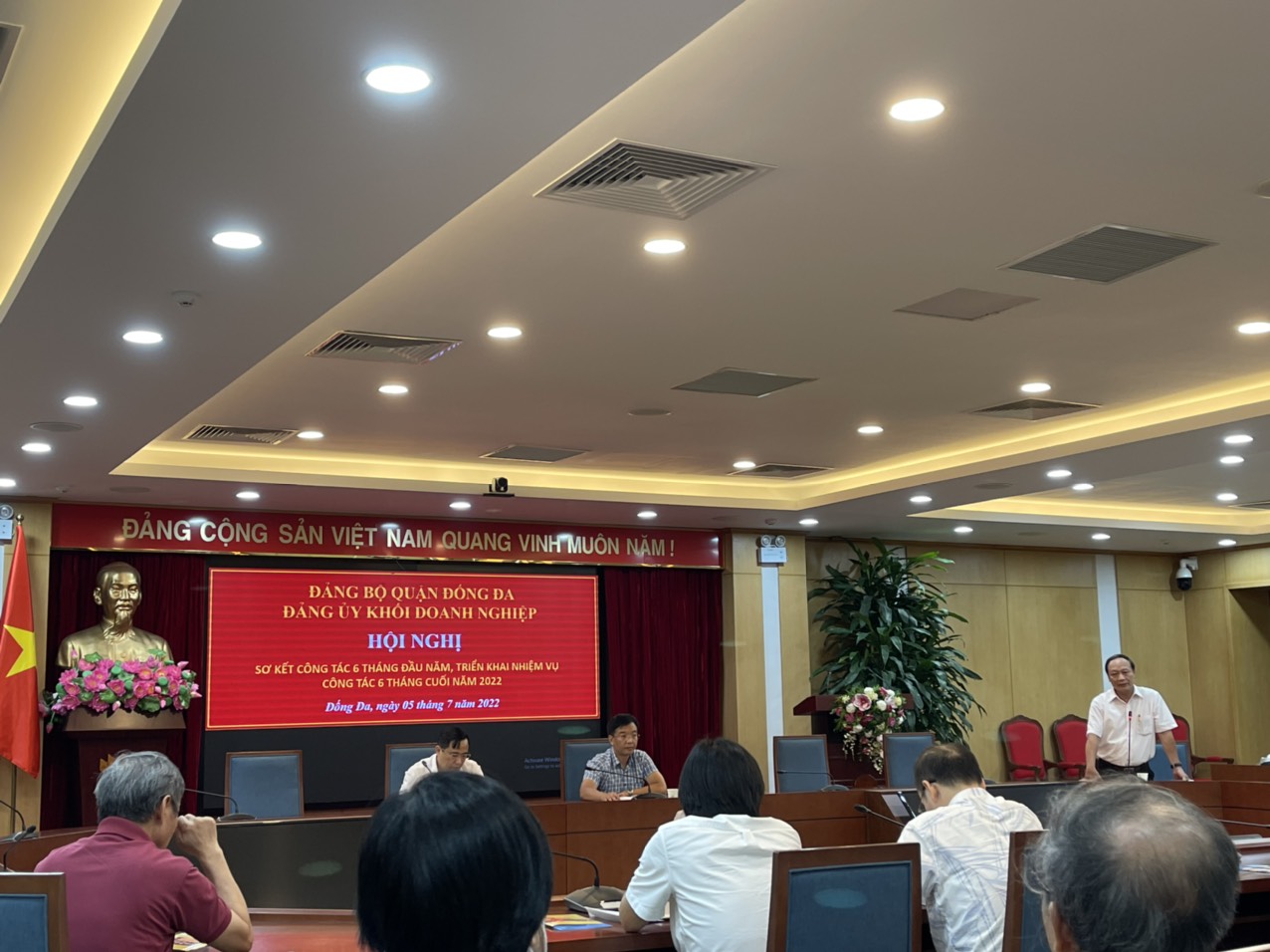 Đảng ủy Khối DN quận Đống Đa triển khai nhiệm vụ trọng tâm 6 tháng cuối năm