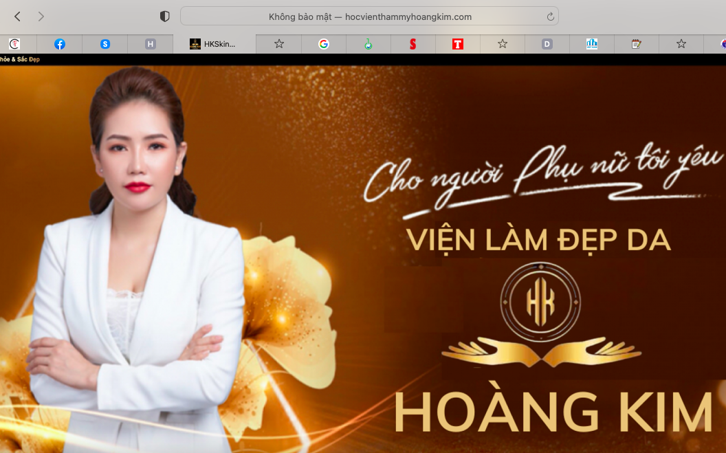 Thẩm mỹ Hoàng Kim kinh doanh hàng hóa không rõ nguồn gốc xuất xứ