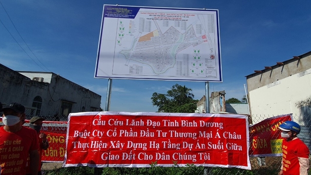 Bình Dương Mua phải dự án bán lúa non, loạt khách hàng mang đơn cầu cứu khắp nơi