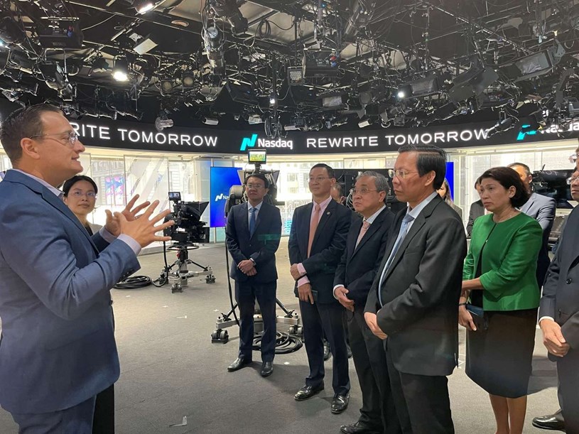 TP.HCM mong Sàn giao dịch chứng khoán NASDAQ chia sẻ kinh nghiệm xây dựng trung tâm tài chính quốc tế