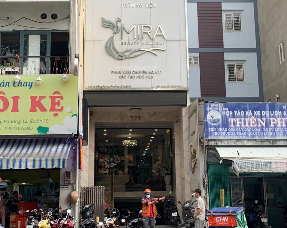 Thẩm mỹ viện MIRA BEAUTY ACADEMY bị xử phạt về nhiều vi phạm