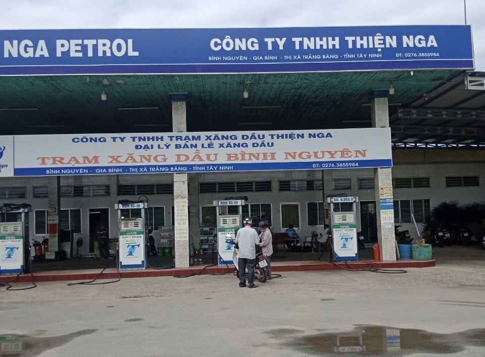 Tây Ninh Công ty TNHH Thiện Nga bị xử phạt vì tự ý điều chỉnh giá bán lẻ xăng dầu 