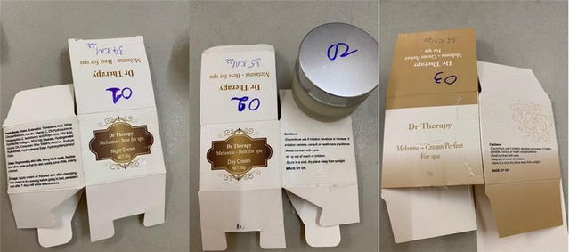 Bộ Công Thương cảnh báo 3 sản phẩm mỹ phẩm chứa chất cấm, không được lưu thông