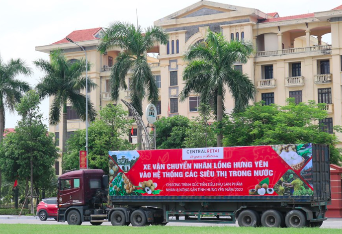 Nhãn lồng Hưng Yên vào hệ thống bán lẻ GO!, Big C, Tops Market của Central Retail