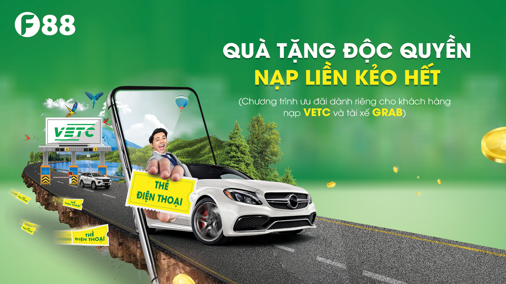 Ra mắt dịch vụ mới, hàng chục nghìn phần quà được F88 dành tặng khách hàng