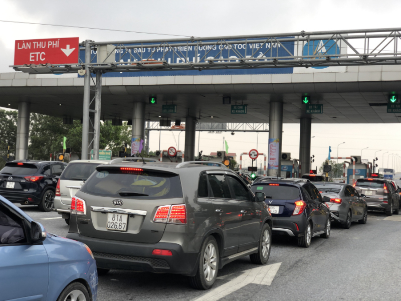 Xả trạm thu phí tự động nếu ùn tắc dịp 29