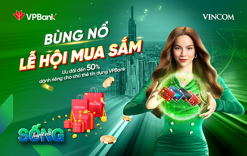 Tưng bừng Lễ hội mua sắm cuối hè cùng thẻ tín dụng VPBank tại Vincom
