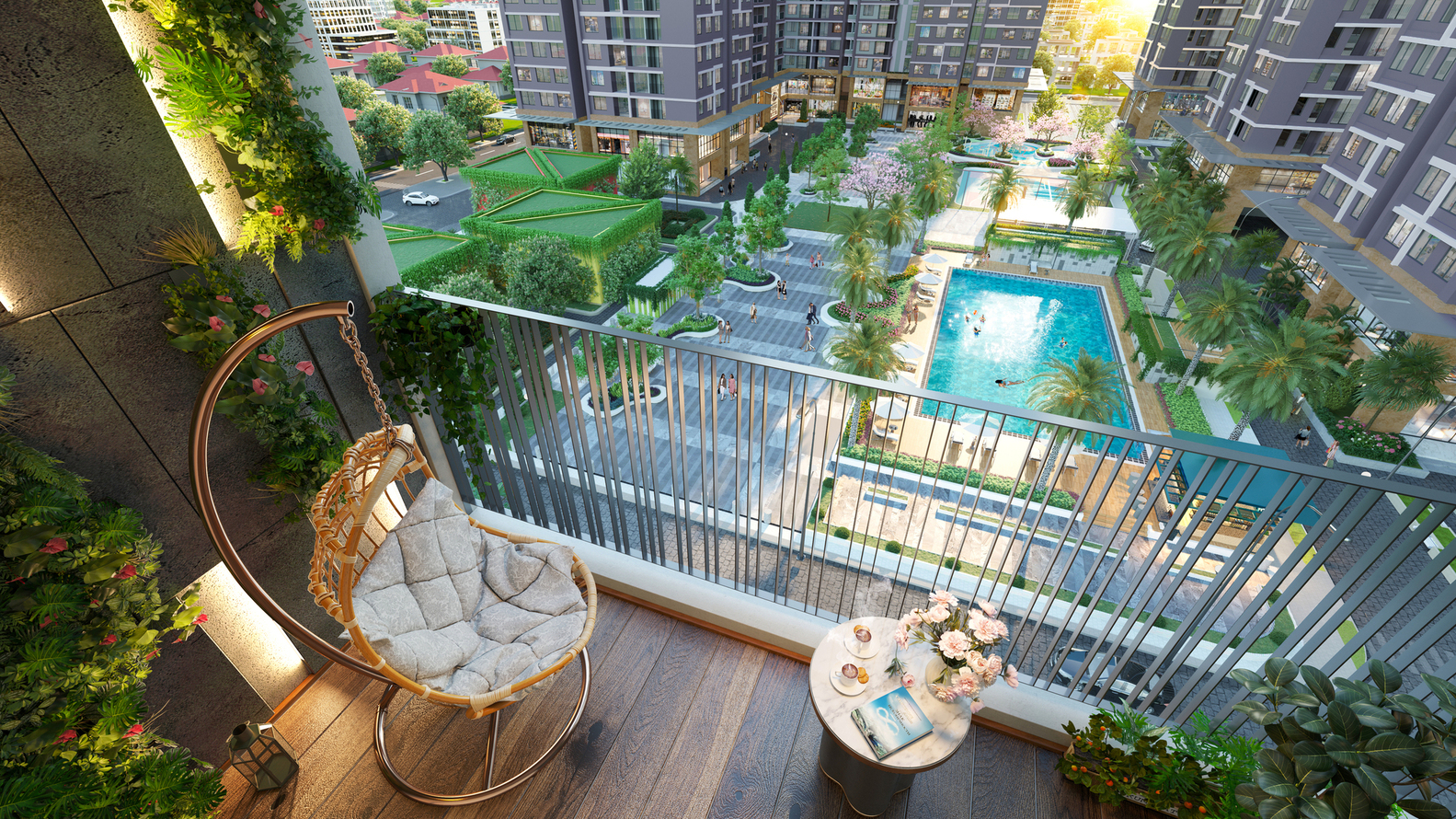 Tổ hợp Hanoi Melody Residences tại Tây Nam Linh Đàm Tiện ích phủ kín nhu cầu cư dân đa thế hệ
