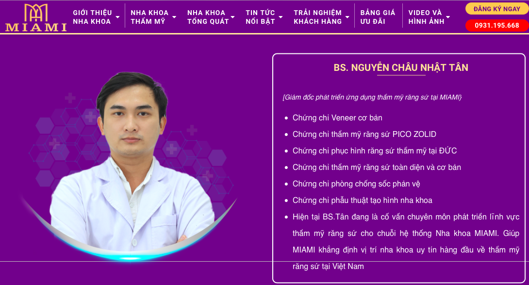 Nha khoa MIAMI bị xử phạt, tước giấy phép hoạt động 